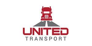 logo firmy transportowej United transport